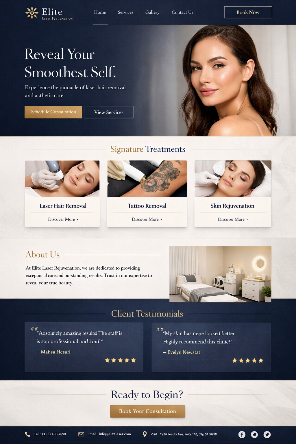 Elite Laser Rejuvenation mockup