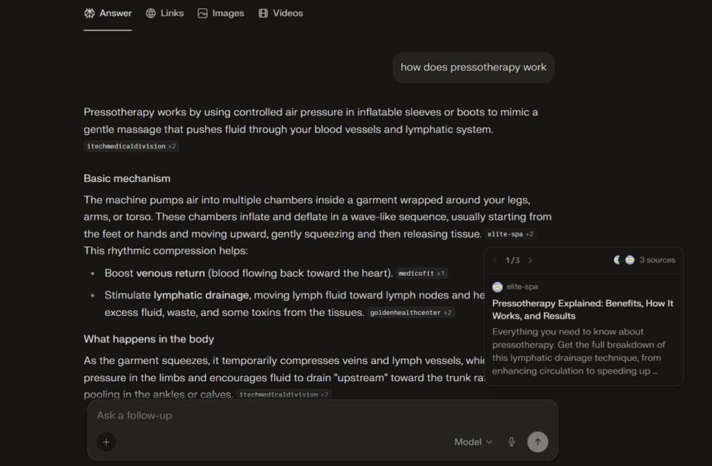 ranking with perplexity