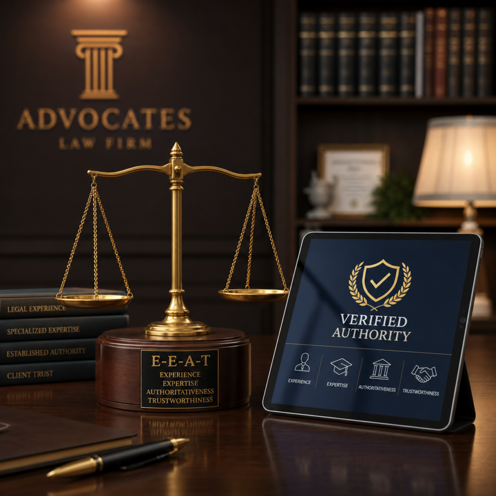 A symbolic image representing authority and expertise in the legal field.